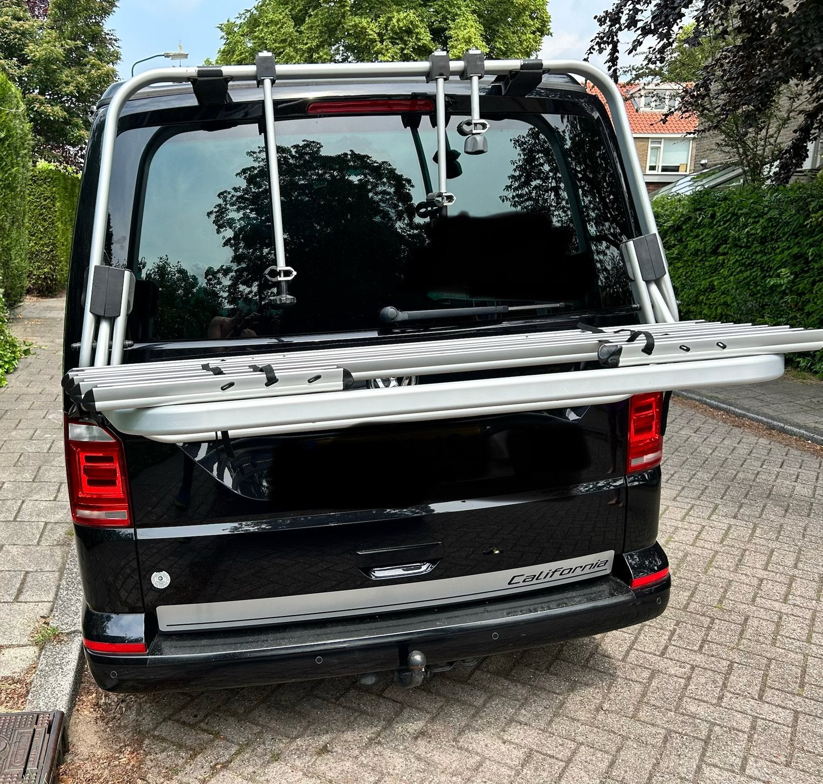Volkswagen T6/T6.1 originele fietsendrager, 3 fietsen of meer, Brede banden, Zo goed als nieuw, Achterklepdrager