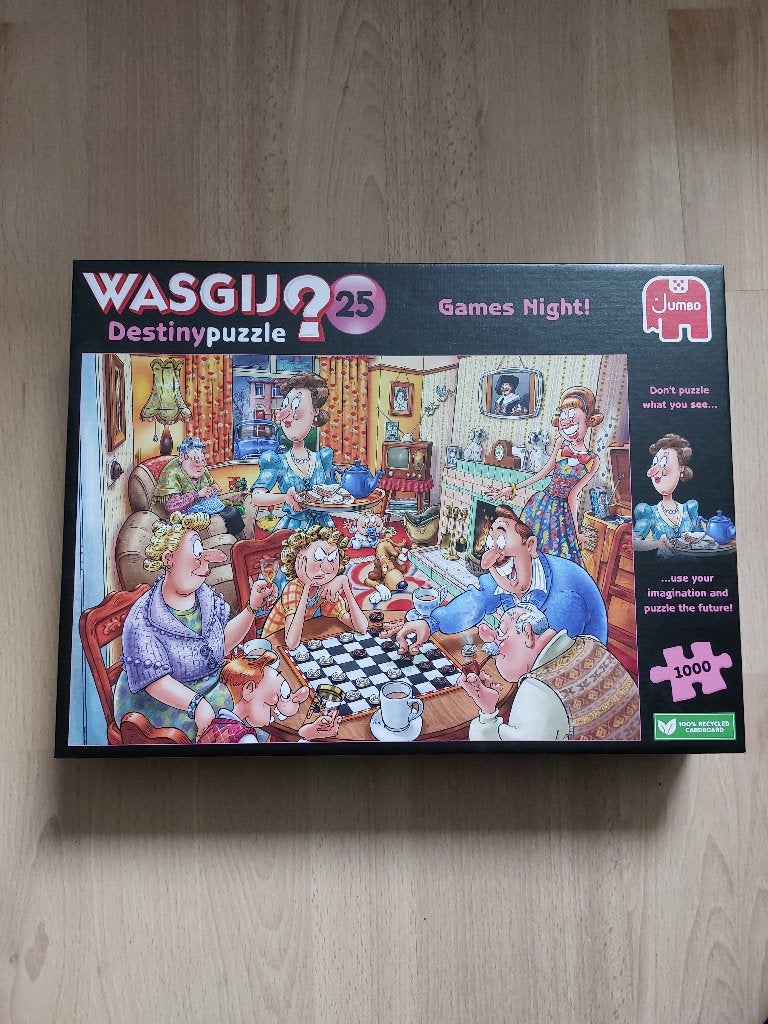 Wasgij puzzel, Ophalen, 500 t/m 1500 stukjes, Zo goed als nieuw, Legpuzzel