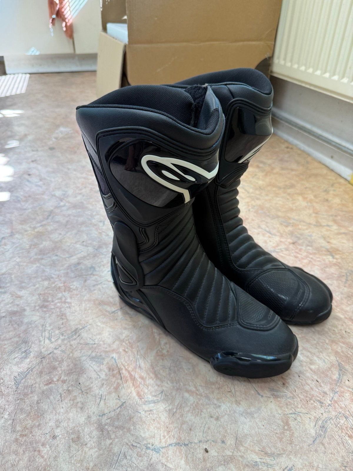 Alpinestars smx smotorlaarzen  - Zwart, maat 42, Motoren, Ophalen of Verzenden, Nieuw zonder kaartje, Heren, Laarzen