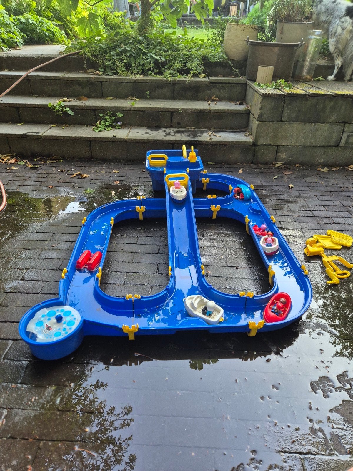 Waterbaan met bootjes en figuren, Ophalen, Gebruikt