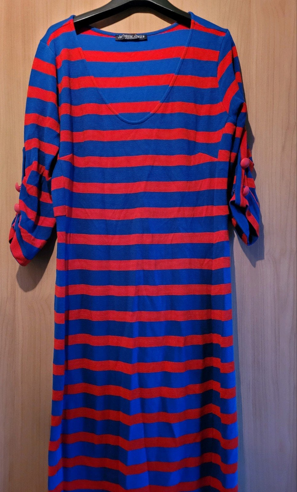 juffrouw Jansen jurk, Kleding | Dames, Maat 38/40 (M), Blauw, Ophalen of Verzenden, Zo goed als nieuw