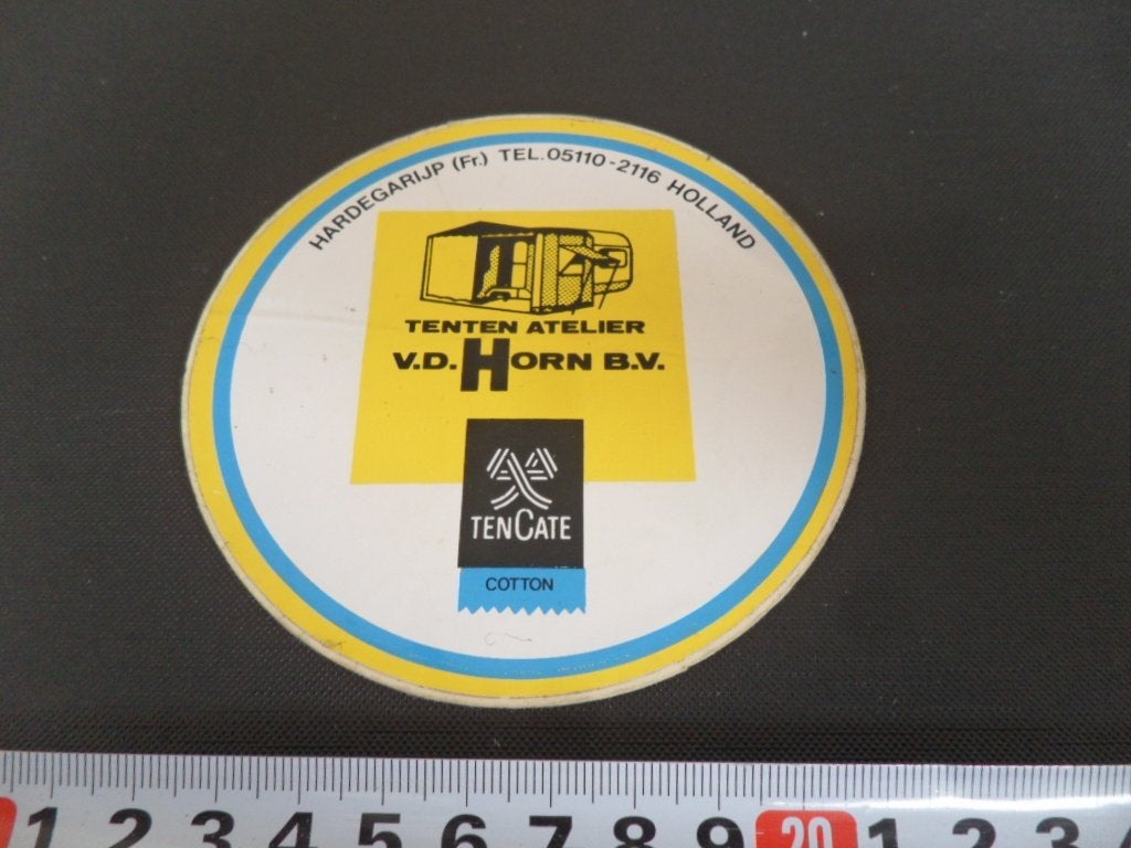 sticker Hardegarijp (Fr) Tenten Atelier v.d. Horn bv TenCate, Ophalen, Zo goed als nieuw