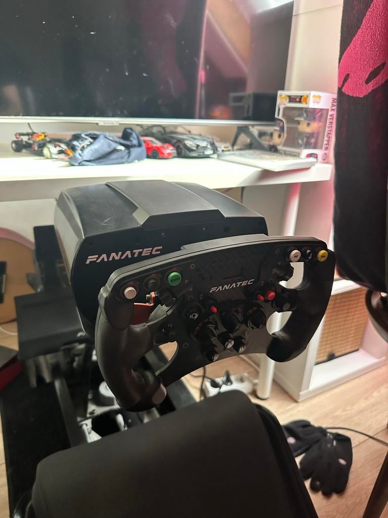 Playseat met Fanatec CSL Elite Stuur/Base en Pedalen, Ophalen, Gebruikt, Racen en Vliegen