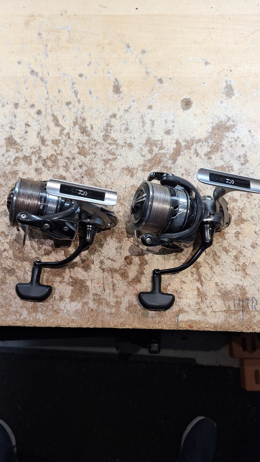 daiwa caldia2 stuks 5000 en2 stuks  6000, Ophalen, Gebruikt, Molen