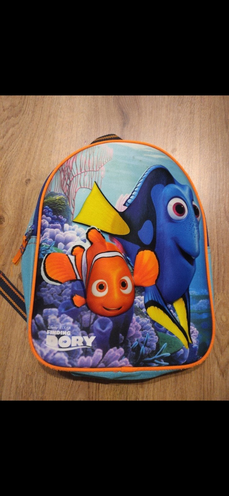 Disney Finding Dory rugtas peuter/kleuter., Ophalen of Verzenden, Gebruikt, Disney of Dora, 30 tot 45 cm