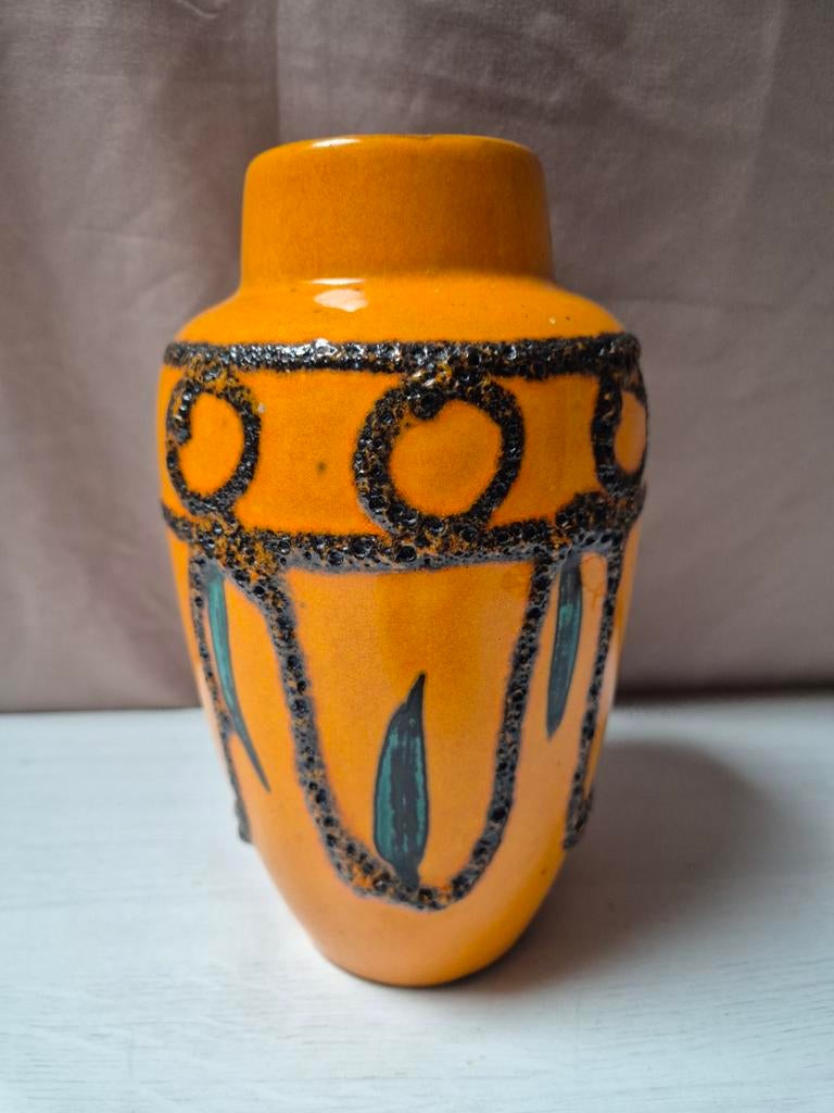 Vintage Scheurich Vaas West-Duitsland, Antiek en Kunst, Ophalen of Verzenden