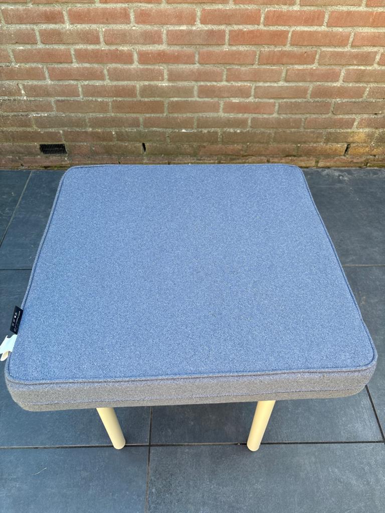 Comfortabel zitkussen - Blauw/Grijs, Ophalen, Vierkant, Zo goed als nieuw, Stof