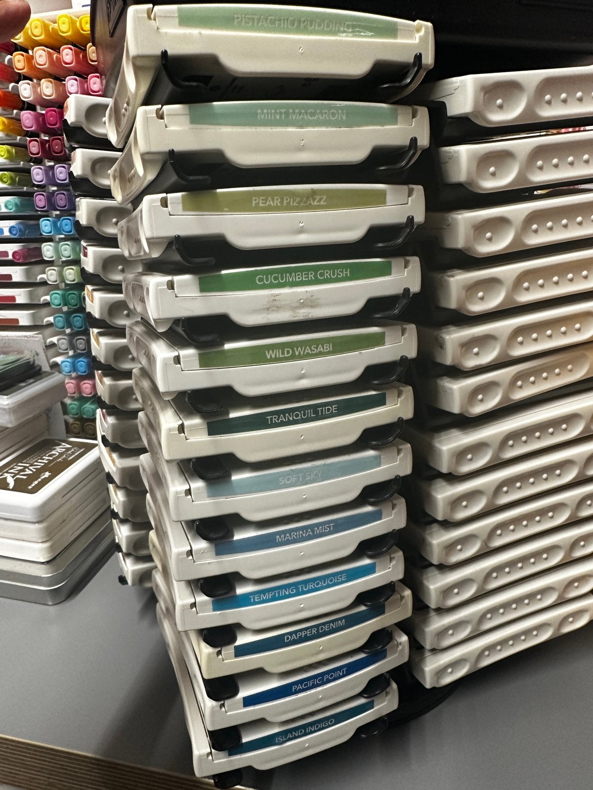 Stampin Up inktpad molen met inktpads, Ophalen of Verzenden, Zo goed als nieuw, Clearstamp
