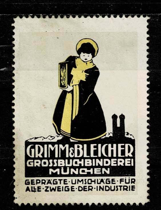 sluitzegel Duitsland GRIMM&BLEICHER, Ophalen of Verzenden, Overige thema's