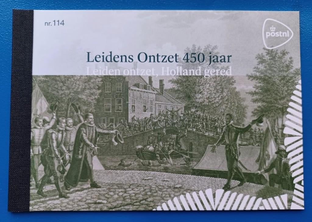 Prestigeboekje 114 - Leidens Ontzet 450 jaar, Verzenden, Na 1940, Postfris