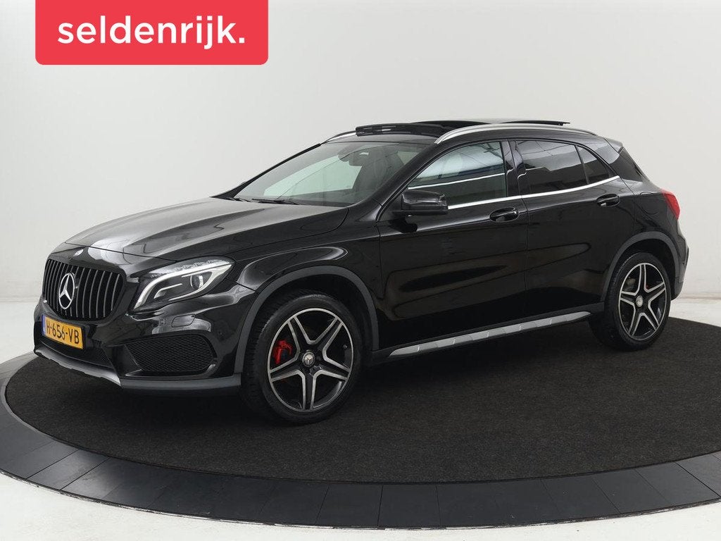 Mercedes-Benz GLA-klasse 200 AMG Line | Panoramadak | Stoelv, Auto's, Mercedes-Benz, Voorwielaandrijving, Stof, Zwart, 1595 cc