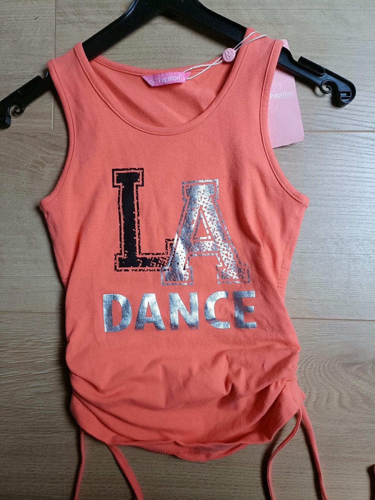 Papillon oranje sport shirt hemd dans maat 6 (ong 110), Ophalen of Verzenden, Nieuw