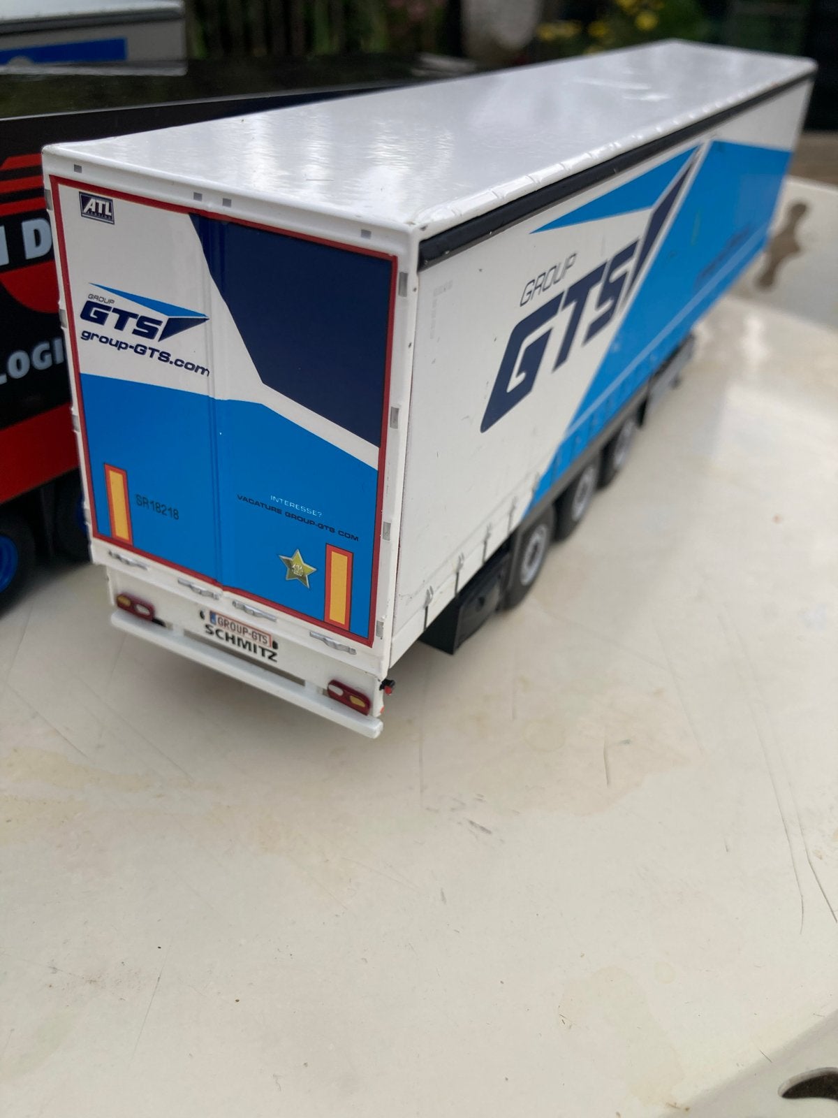 WSI & Tekno 1:50 Opleggers GTS, Ewals Cargo, Jan de Rijk (B-, Ophalen of Verzenden, Gebruikt