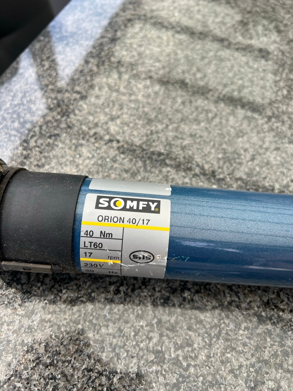 Somfy Orion 40/17 Buis Motor Rolluik Zonwering, Doe-het-zelf en Verbouw, Ophalen, Gebruikt, Overige kleuren, Minder dan 100 cm
