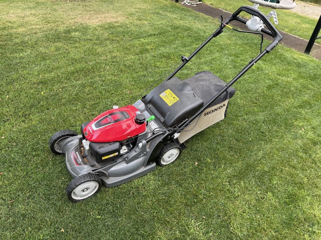 Honda grasmaaier Honda HRX 476, GCVx170 autochocke, Ophalen, Cirkelmaaier, Honda, Gebruikt