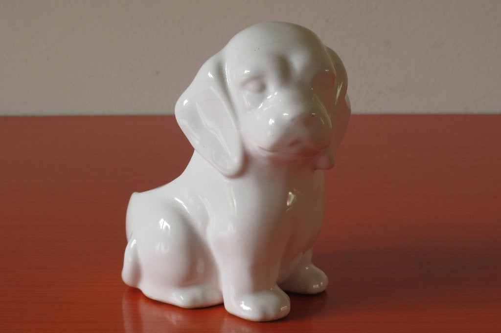 Retro vintage design bloempot – Model hond, Ophalen of Verzenden