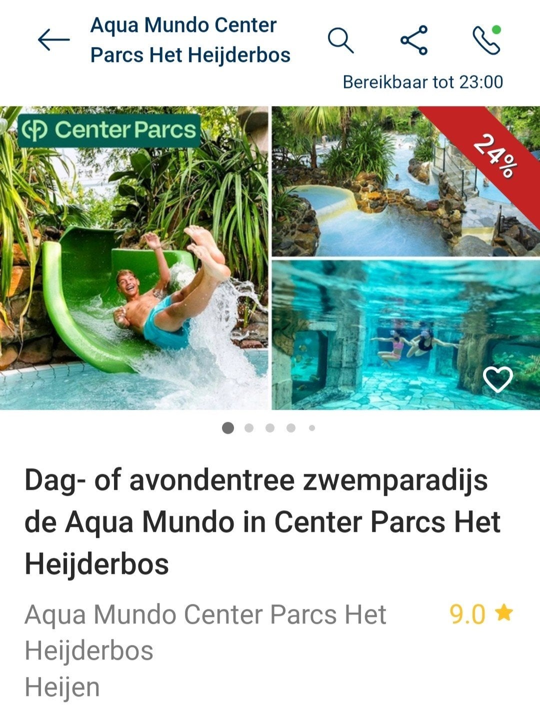 Tickets aqua mundo heijderbos, Drie personen of meer, Ticket of Toegangskaart