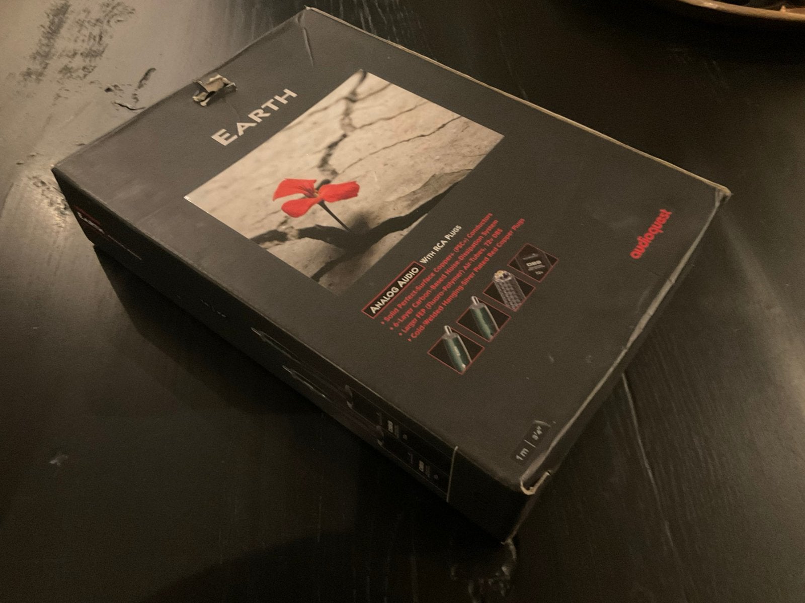 Audioquest Earth rca 1 meter, Ophalen of Verzenden, Zo goed als nieuw, Minder dan 2 meter, Interlink-kabel