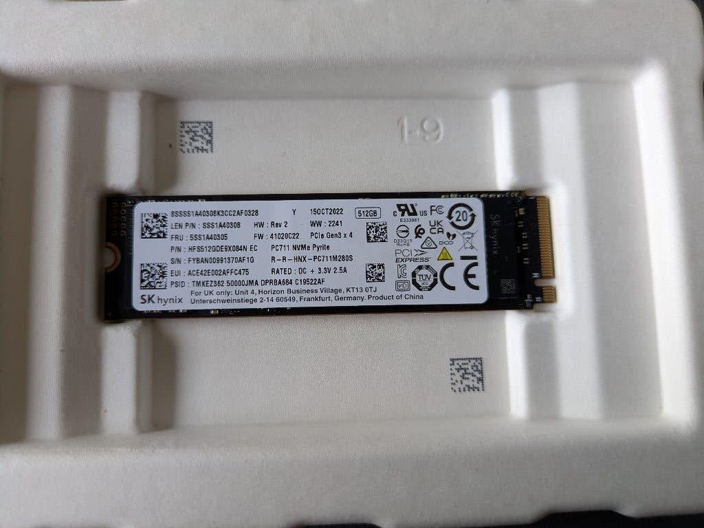 Ssd 512GB M.2 80mm • PCI-e 3.0 x4, Intern, 512GB, SSD, Ophalen of Verzenden