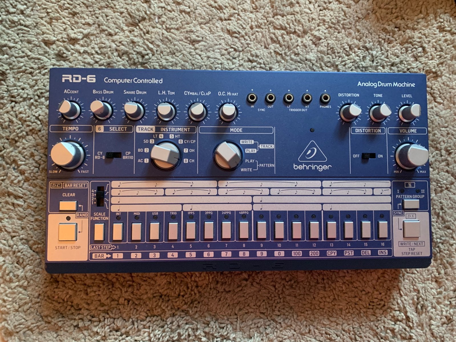 Behringer RD-6 Drum Machine, Muziek en Instrumenten, Ophalen of Verzenden, Zo goed als nieuw, Overige merken