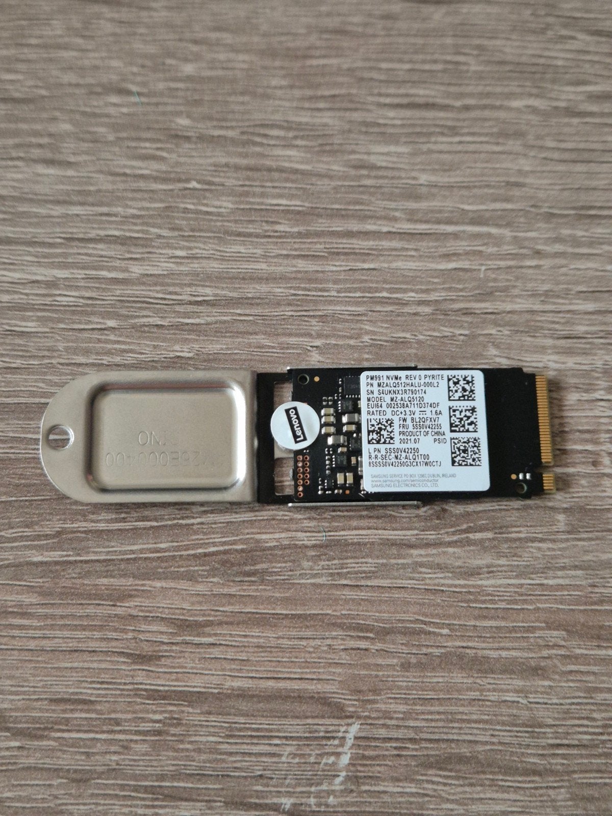 Samsung  SSD 512GB M.2 MZ-ALQ5120, Ophalen, Intern, 512GB, SSD