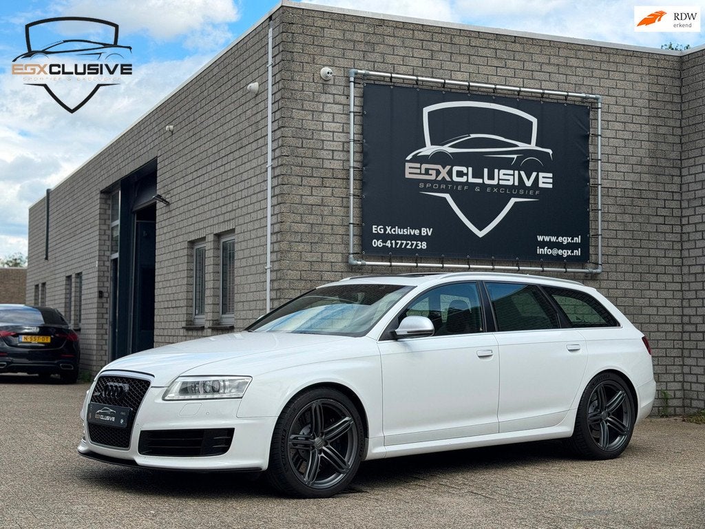 Audi RS6 5.0 V10 TFSI SCHUIFDAK|CAMERA|CARBON|MILTEK|, Auto's, Audi, Automaat, Lichtsensor, Gebruikt, Zwart
