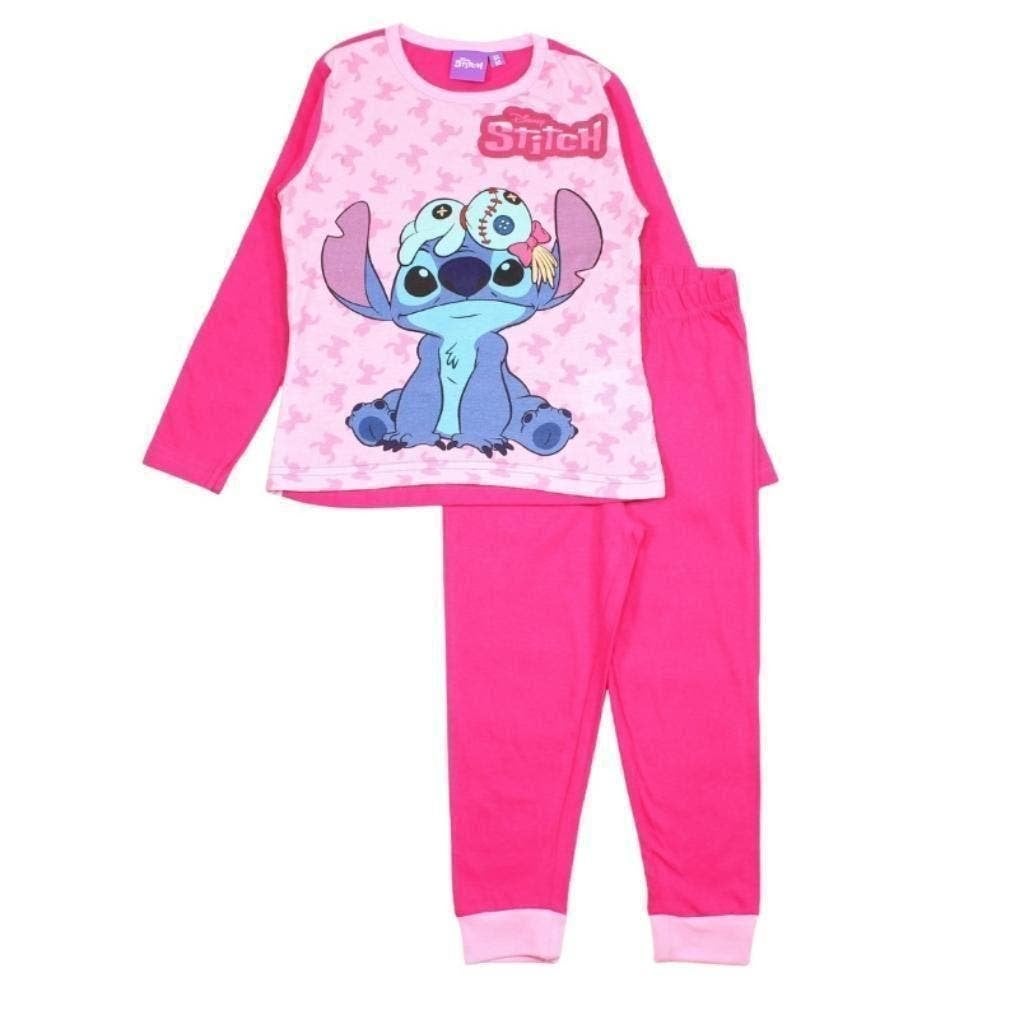Stitch Pyjama DR - Disney - Maat 98 - 104 - 110 - Katoen, Nacht- of Onderkleding, Stitch, Meisje, Nieuw