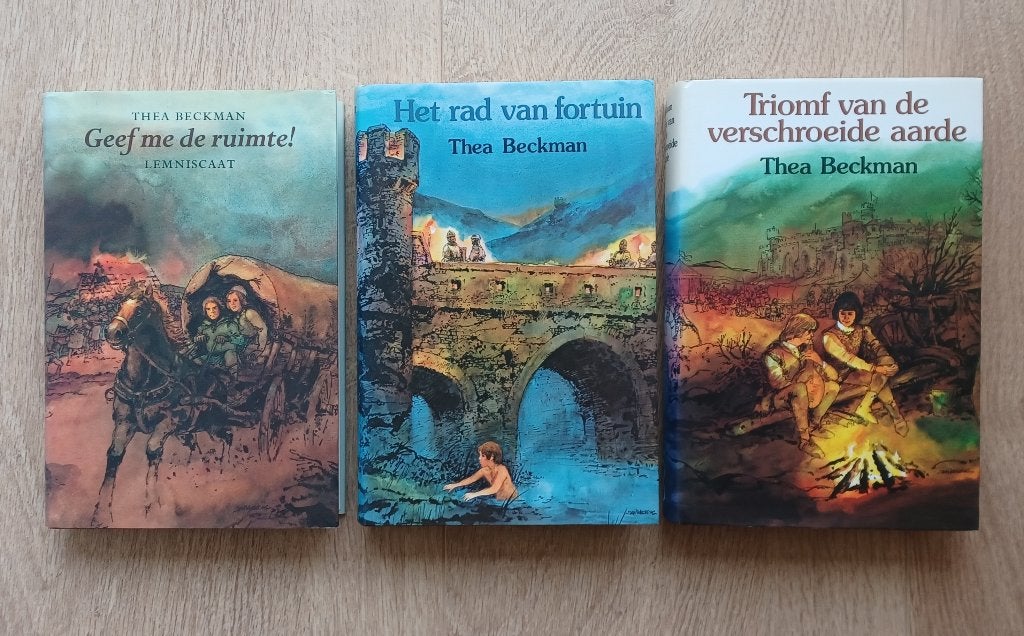 Thea Beckman - Geef me de ruimte trilogie, Ophalen, Zo goed als nieuw, Thea Beckman, Fictie
