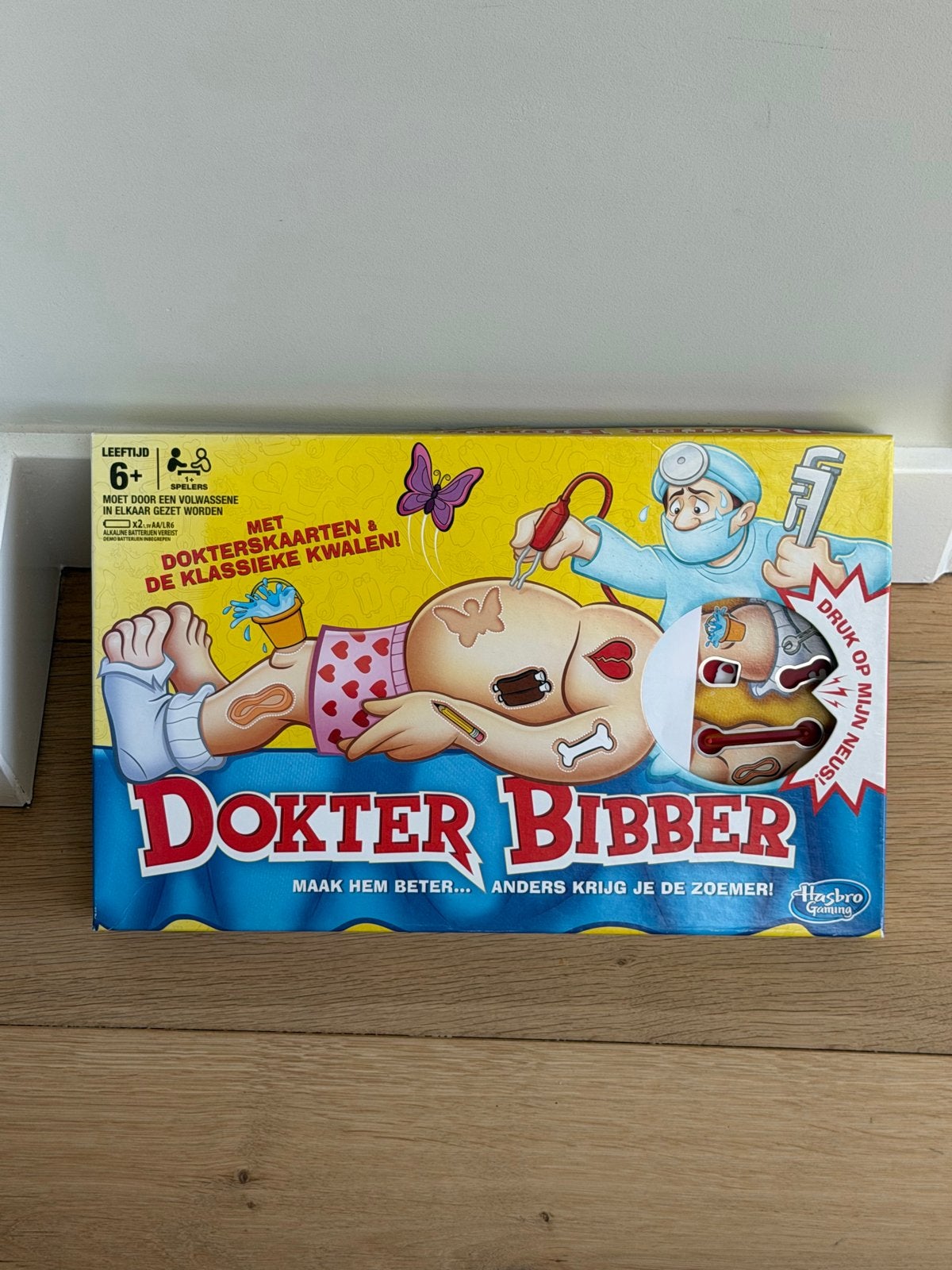 Dokter Bibber - Klassiek gezelschapsspel voor jong en oud, Een of twee spelers, Ophalen of Verzenden, Gebruikt