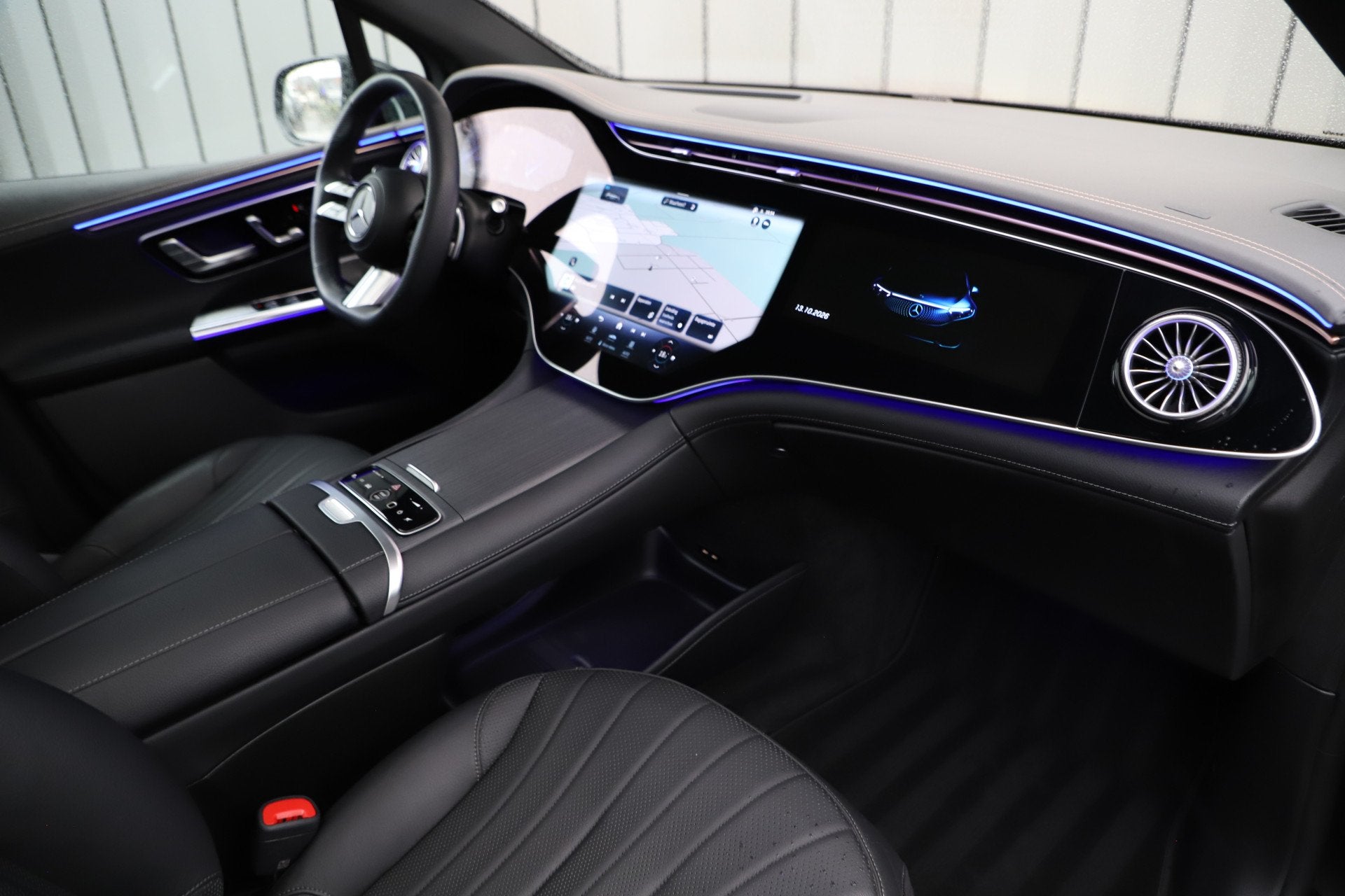 Mercedes-Benz EQE SUV 350+ AMG Line 96 kWh | Hyperscreen | A, Auto's, Automaat, Achterwielaandrijving, Gebruikt, Zwart