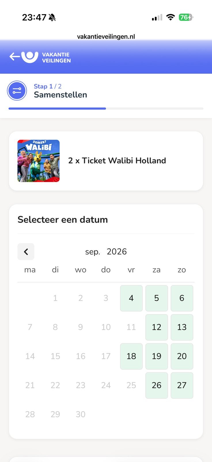 Walibi 2 tickets, Tickets en Kaartjes, Twee personen, Ticket of Toegangskaart