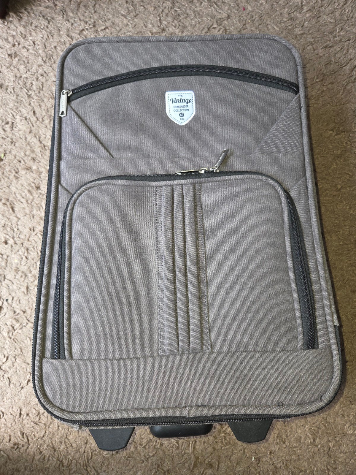 Handige Trolley Transportkoffer - Grijs, Ophalen, 40 tot 60 cm, Wieltjes, Gebruikt