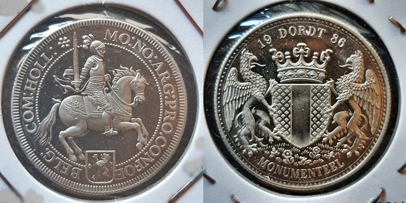 Dordrecht Ducaton 1986, Postzegels en Munten, Verzenden, Overige materialen, Nederland