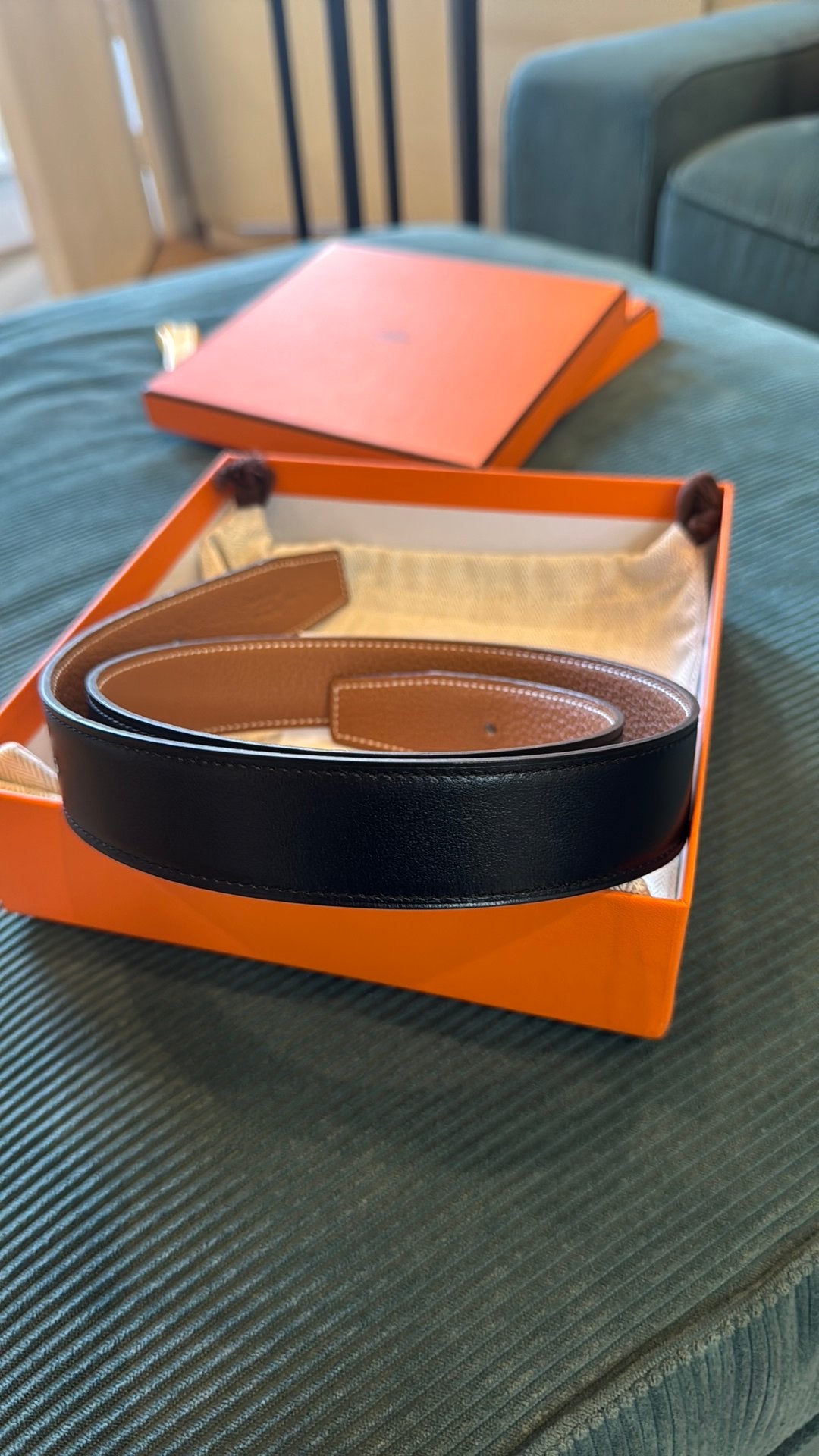 Hermes 32mm gloednieuw zwart/bruin, Tickets en Kaartjes, Eén persoon, Overige soorten