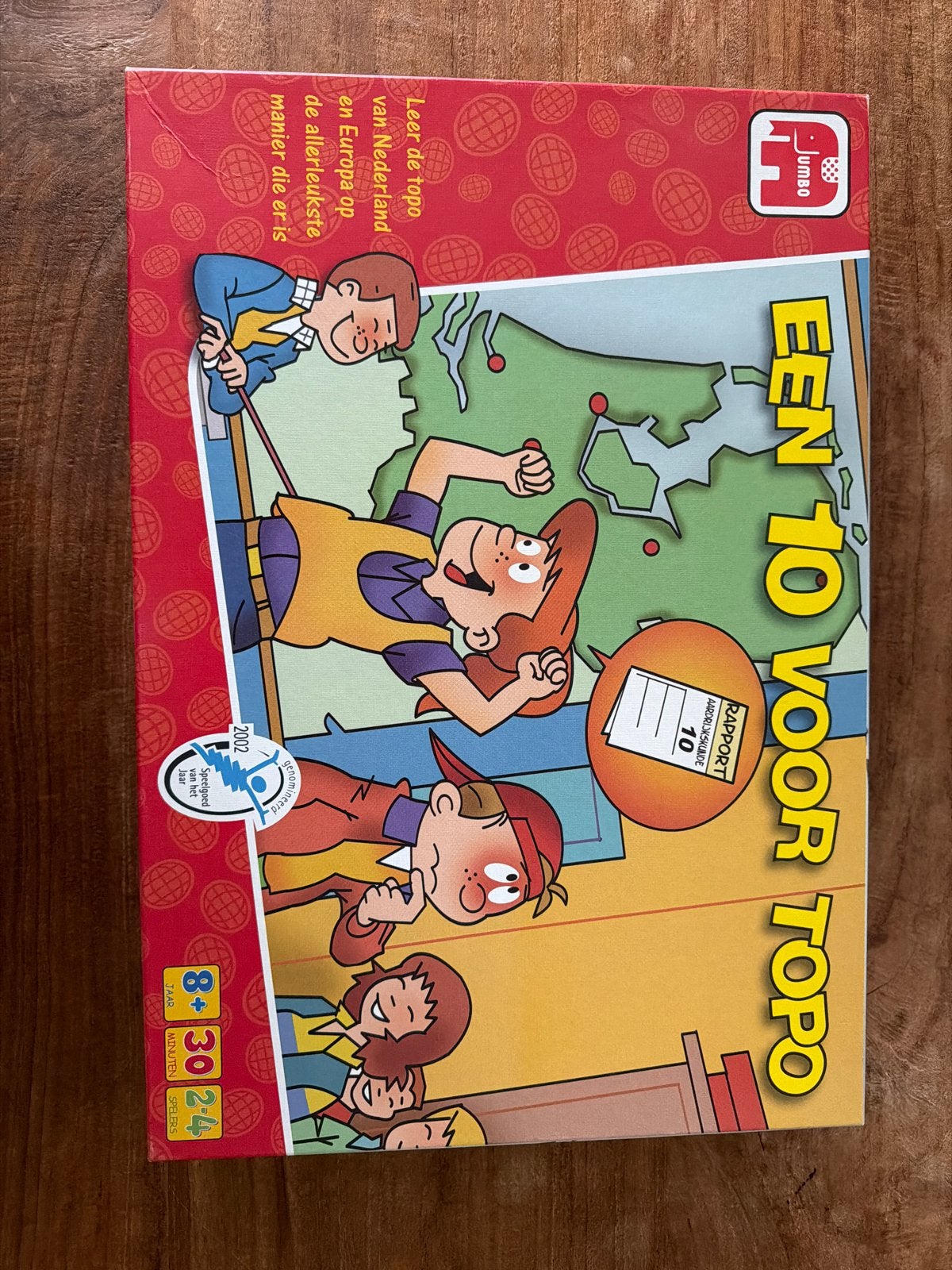 Jumbo Een 10 voor Topo - Leer de topografie van Europa, Drie of vier spelers, Ophalen of Verzenden, Gebruikt
