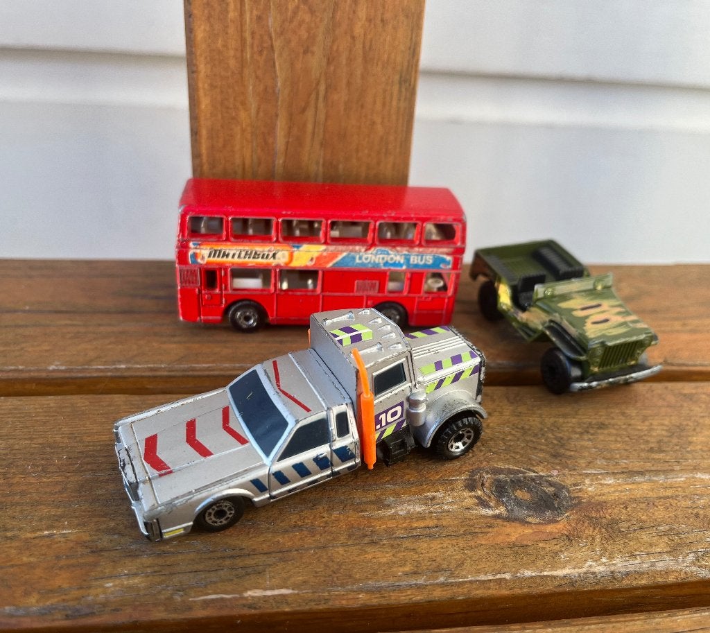 Vintage matchbox auto’s | london bus jeep connectables, Ophalen of Verzenden