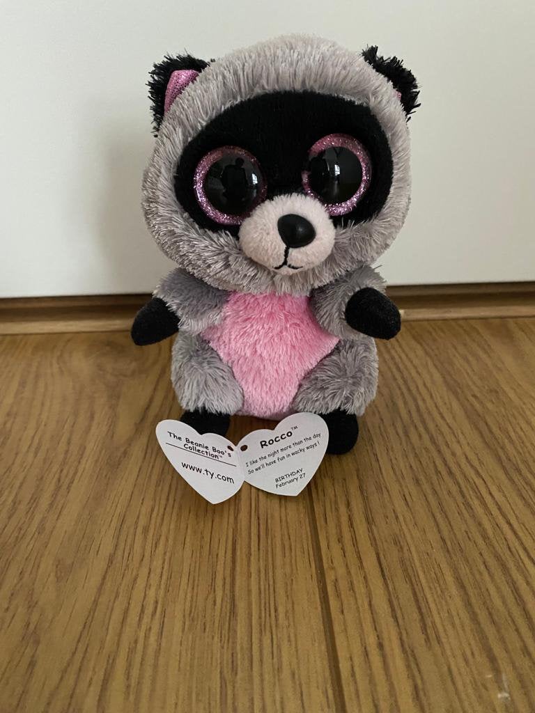 Ty beanie boo, Rocco, Ophalen of Verzenden, Zo goed als nieuw, Overige typen