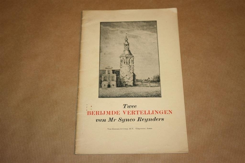 Twee berijmde vertellingen van mr Synco Reynder - 1941, Ophalen of Verzenden, Gelezen
