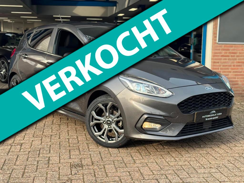 Ford Fiesta 1.0 EcoBoost ST-Line 2020 GRIJS NAVI CLIMA NAP!, Auto's, Voorwielaandrijving, Stof, Gebruikt, 1064 kg