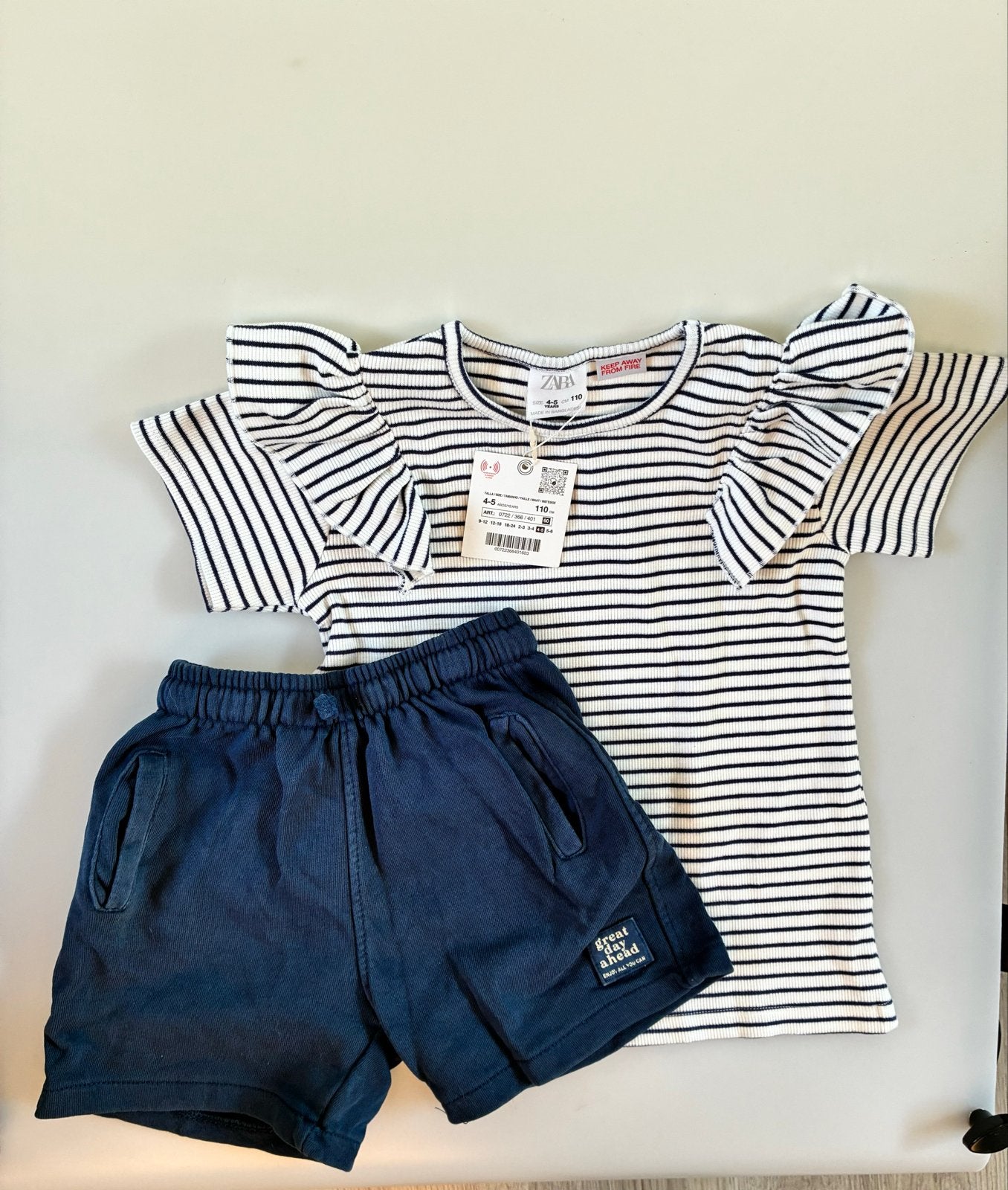 Zara Setje Meisjes Maat 110 (4-5 jaar), Kinderen en Baby's, Verzenden, Gebruikt, Meisje, Setje