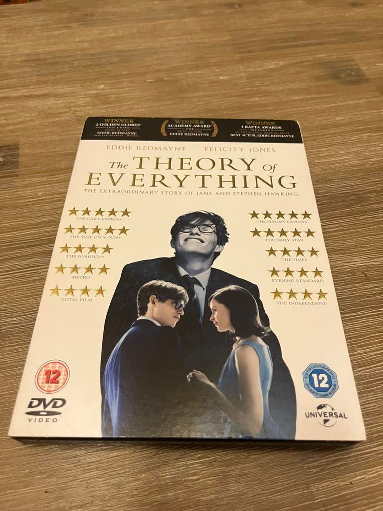 The Theory Of Everything, Cd's en Dvd's, Dvd's | Drama, Zo goed als nieuw, Vanaf 12 jaar, Ophalen of Verzenden