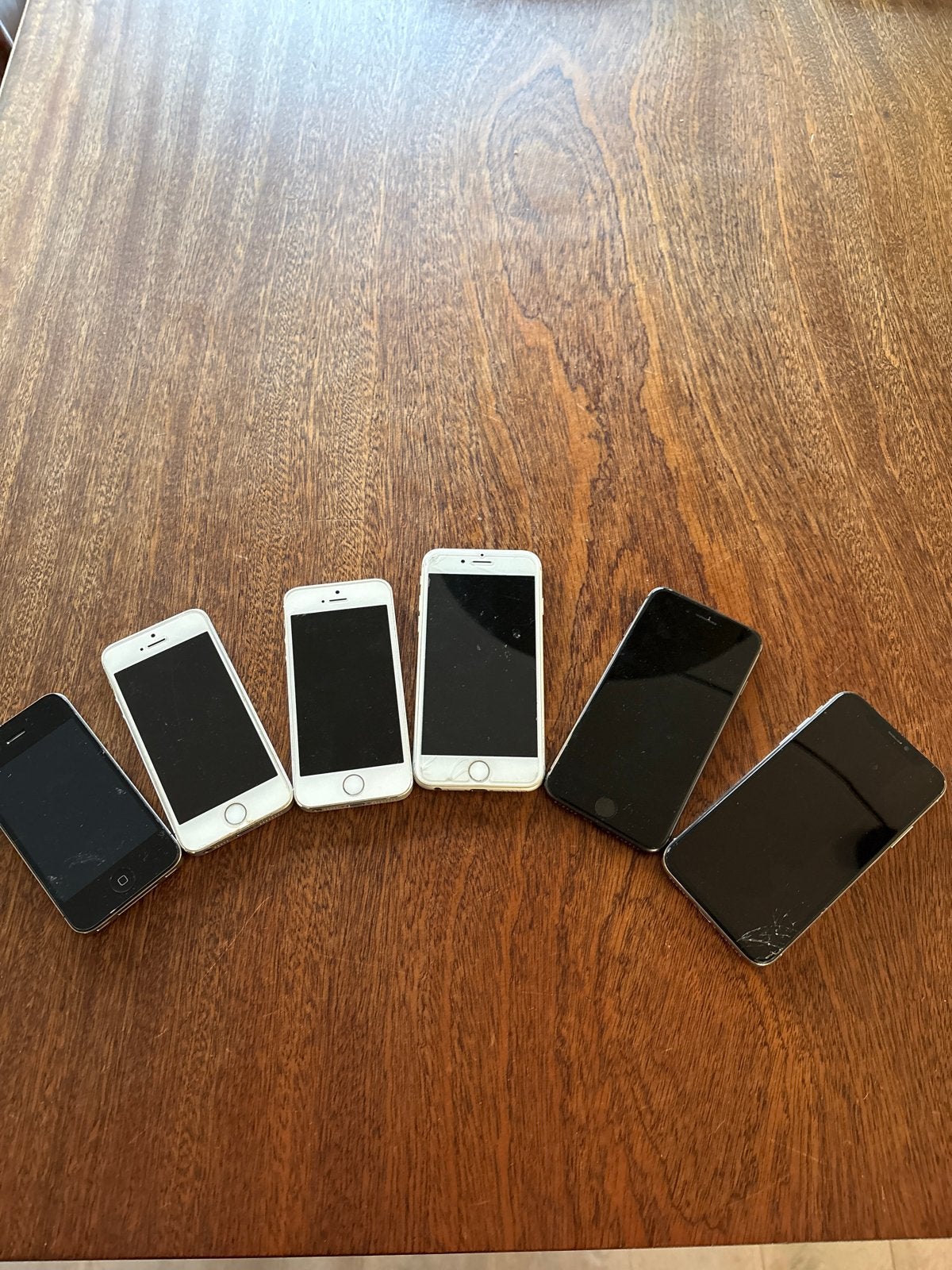 6x iPhone - Gebruikt maar werkend, Telecommunicatie, Ophalen of Verzenden, Gebruikt
