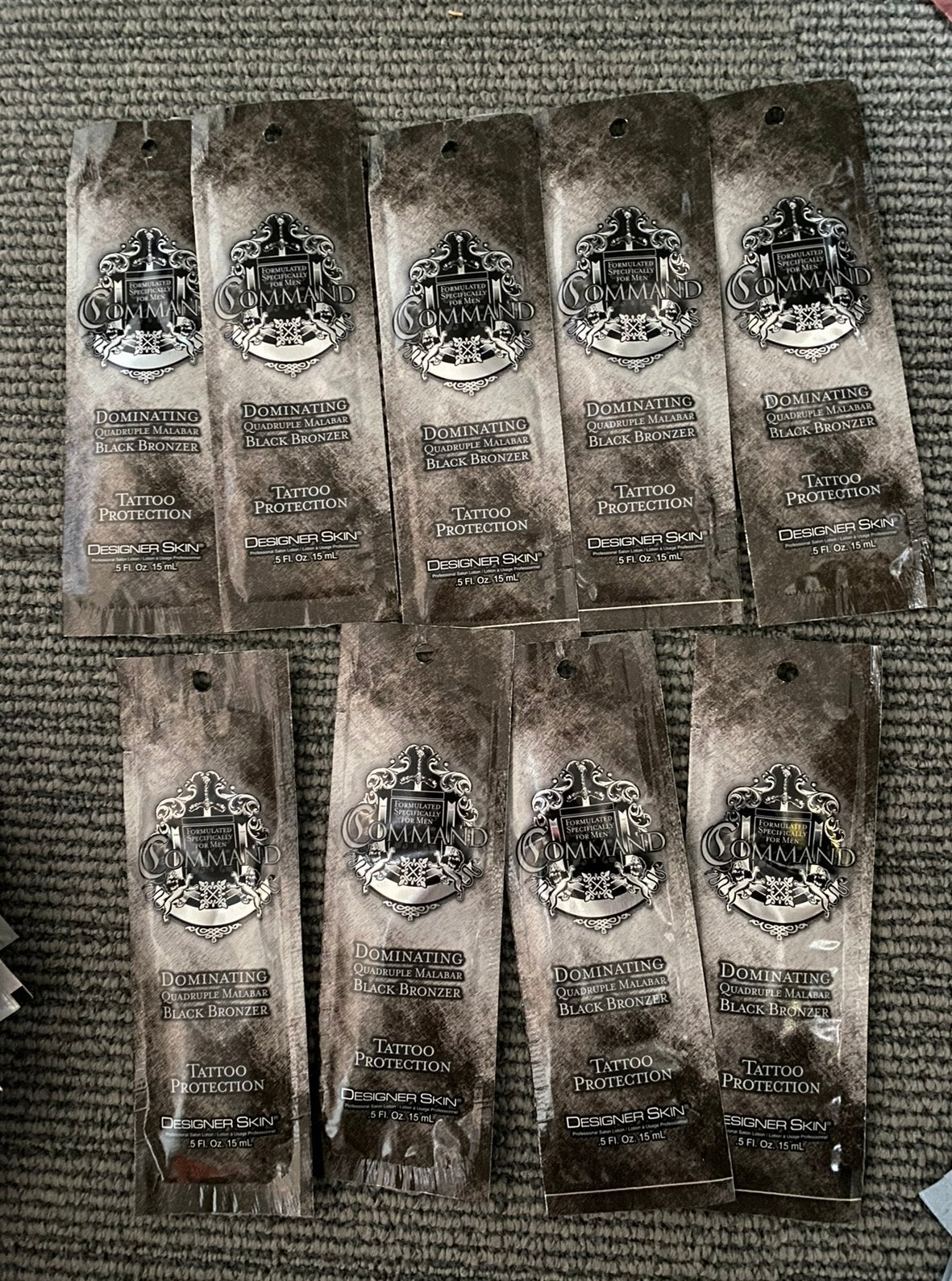 9x nieuwe zonnebank creme 15ml command tattoo protection, Ophalen of Verzenden, Nieuw