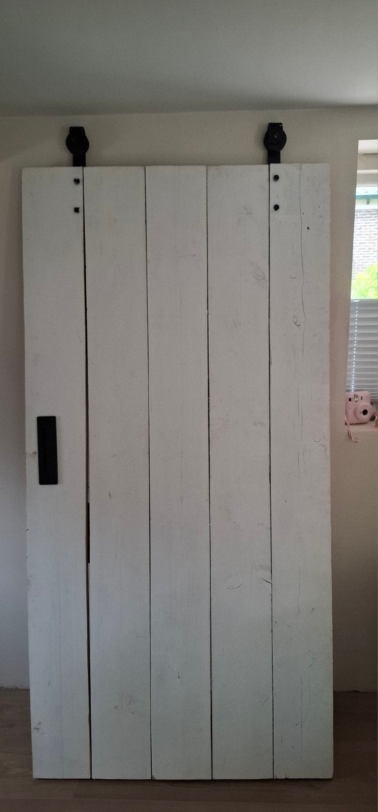 Barn deur, Loft deur, Ophalen, Gebruikt, 50 tot 100 cm, Minder dan 25 cm
