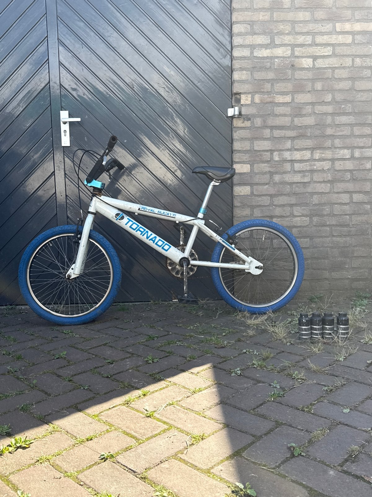 BMX met stuntsteunen - Ideaal voor stunts!, Ophalen, Gebruikt, Staal, Velgrem