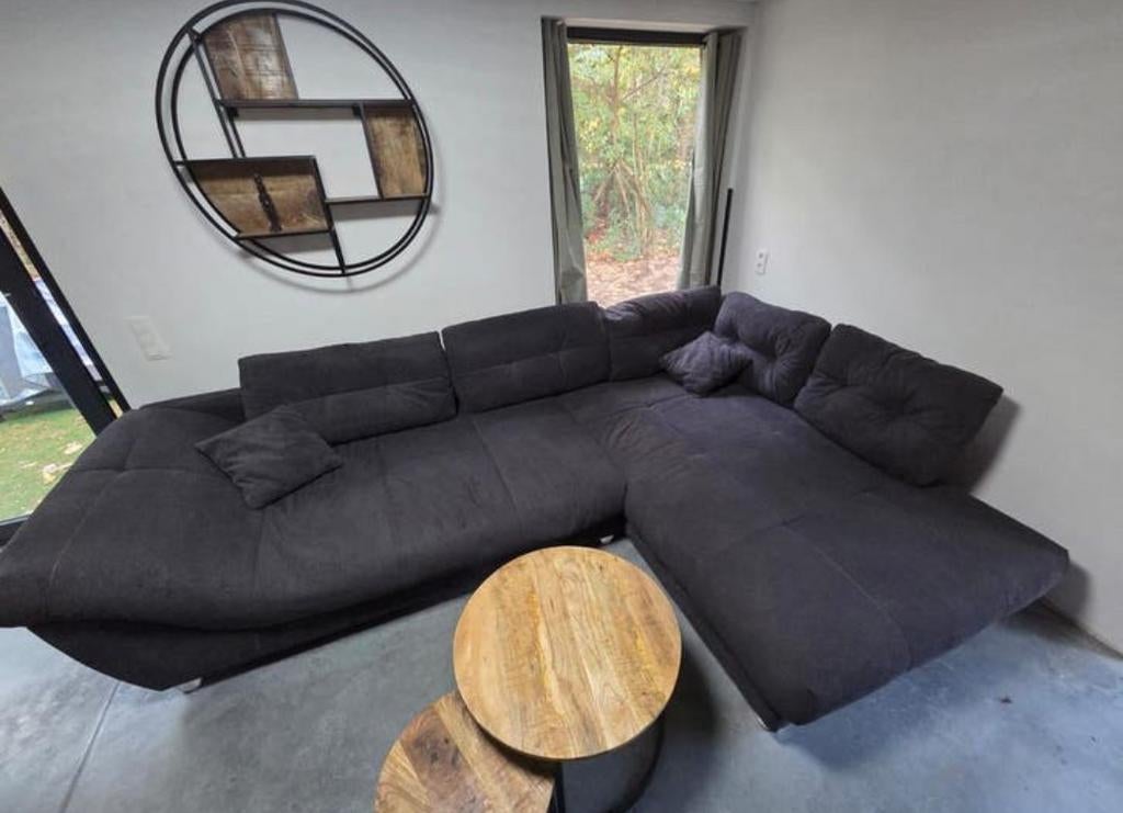 XXL Hoeksalon te koop, Huis en Inrichting, Ophalen, Zo goed als nieuw, 75 tot 100 cm, Stof