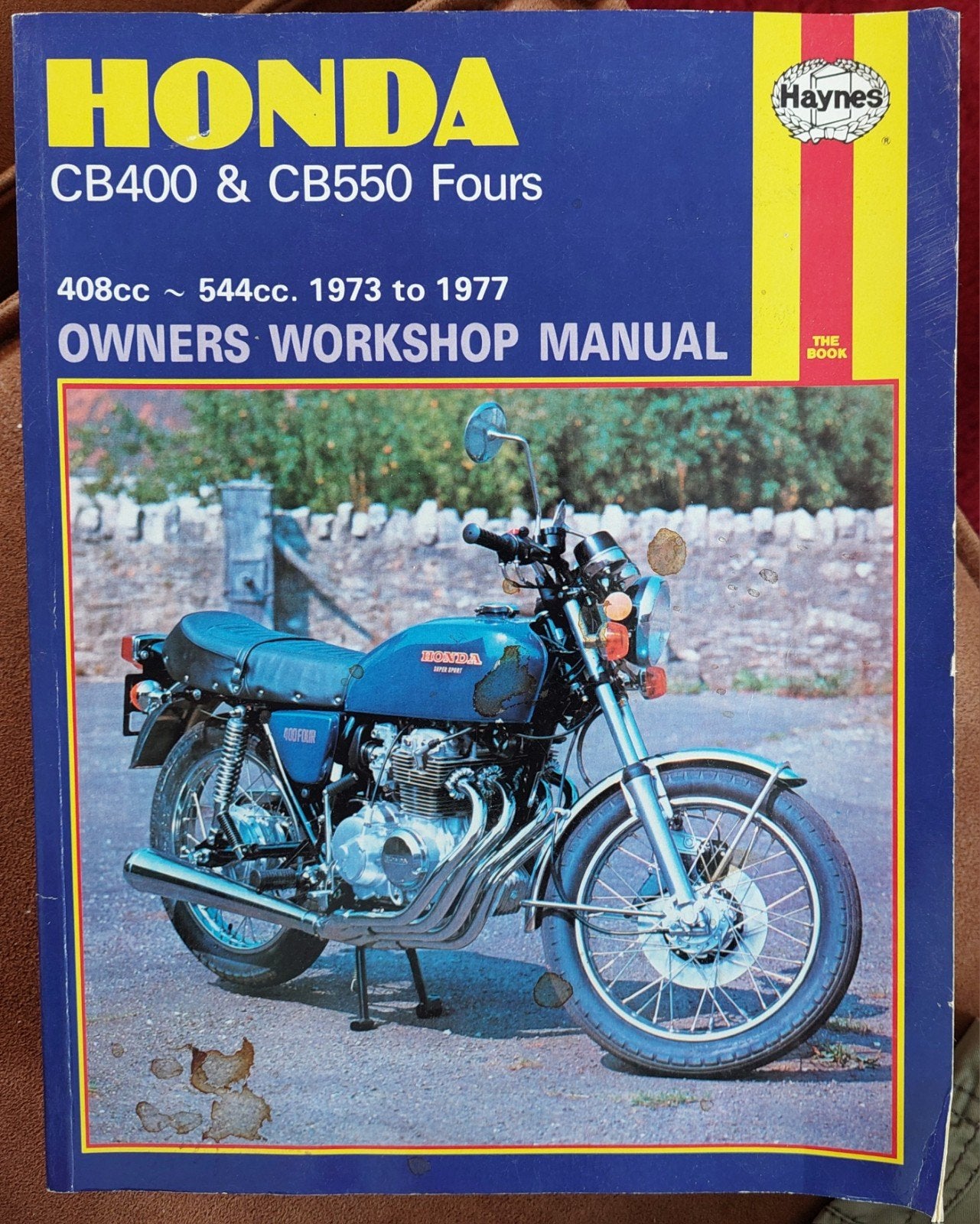 Cb350 cb400 cb550 fours owners workshop manual, Ophalen of Verzenden, Overige merken