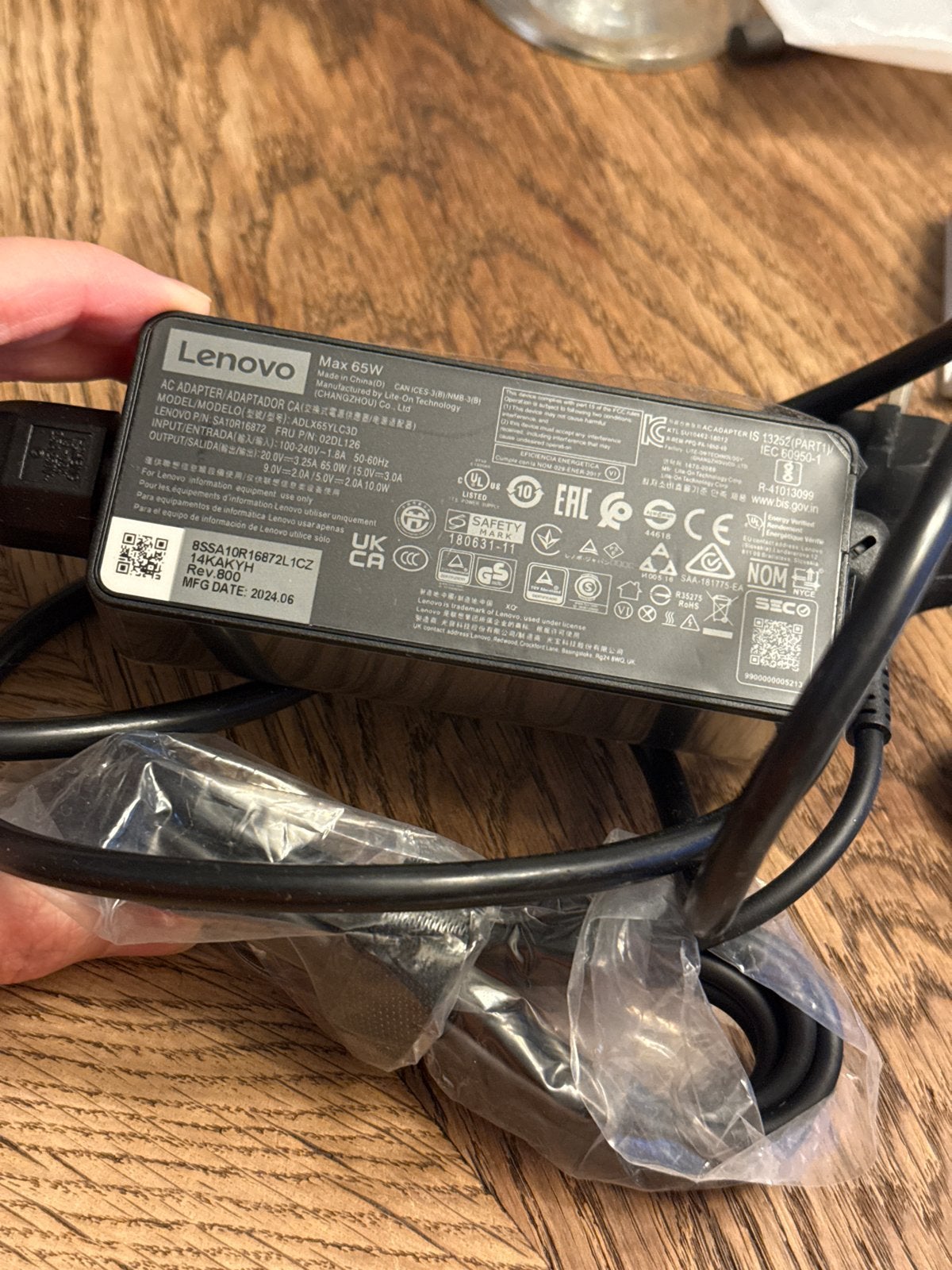 Lenovo USB-C Oplader 65W - Nieuw in verpakking, Ophalen, Nieuw