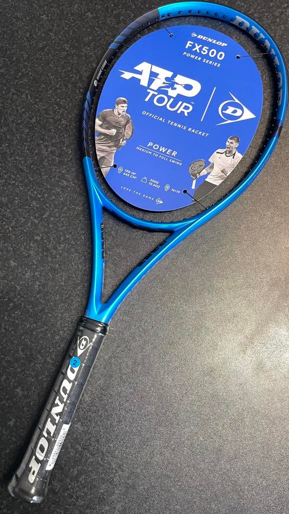 Dunlop FX500 (grip2) nieuw, Sport en Fitness, Tennis, Nieuw, Racket, Dunlop, L2, Ophalen of Verzenden
