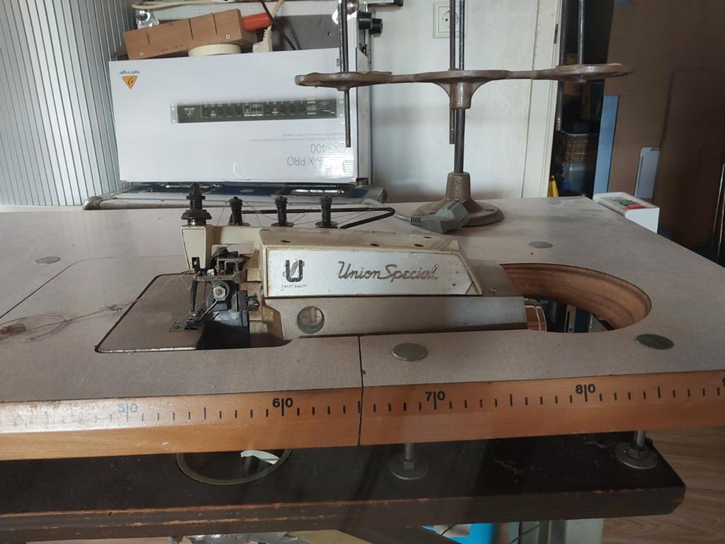 Union lockmachine, Ophalen of Verzenden, Gebruikt, Naaimachine, Overige merken